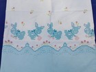 Lot Of Two Sweet Vintage Baby Or Doll Pillowcases Kitten Bunnies Embroidery — photo 5