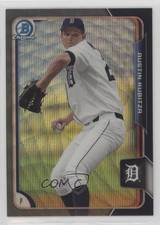 2015 Bowman Asia Exclusive Black Wave Refractor Austin Kubitza #BCP32 2f9