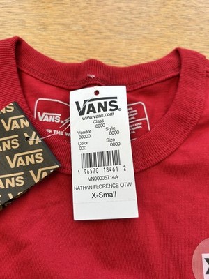 Vans Nathan Florence Off The Wall T-Shirt Größe XS Youth