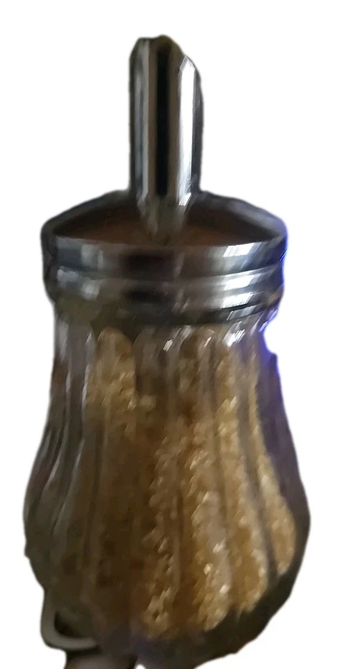 Sugar Dispenser with Pour Spout Lid Sugar Container Shaker Coffee Bar Accessory - Image 3 of 4