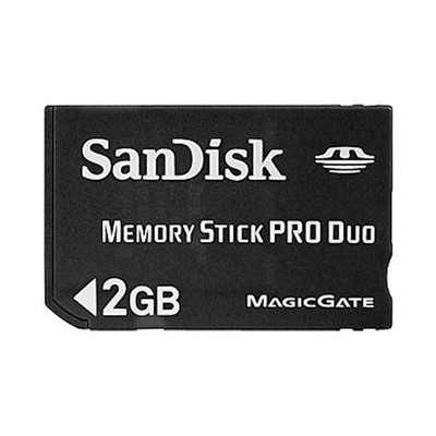 2 GB SanDisK Memory Stick Pro Duo 2GB Magic Gate ProDuo Speicherkarte Kamera