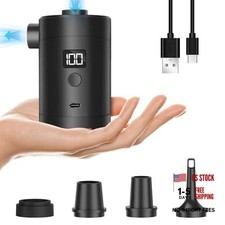 Portable Electric air Pump,Type-c Charging,Inflate Deflate for Pool 3600mAh
