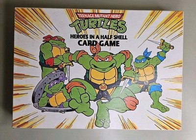Teenage Mutant Ninja Turtles Heroes in a Half Shell Kartenspiel 1990 komplett  