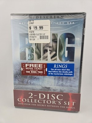 SEALED DVD The Ring Collectors Set The Ring + Rings FREE SHIPPING 