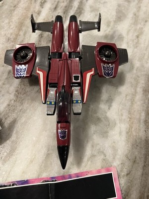Vintage 1985 Transformers Thrust By Hasbro With Original Box