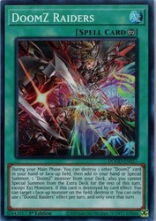 DoomZ Raiders DOOD-EN057 Super Rare Doom of Dimensions