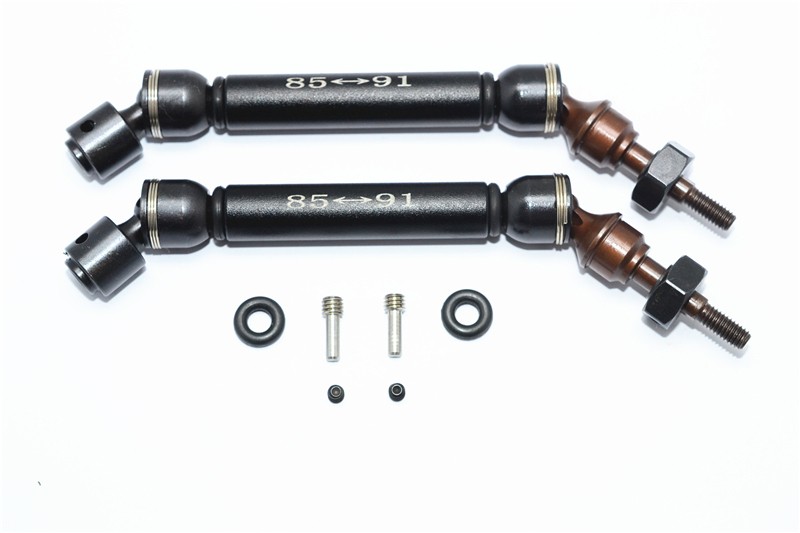 GPM-SSLA1280FH-BK Slash 1/10 4x4 Front CVD Steel + Aluminum A