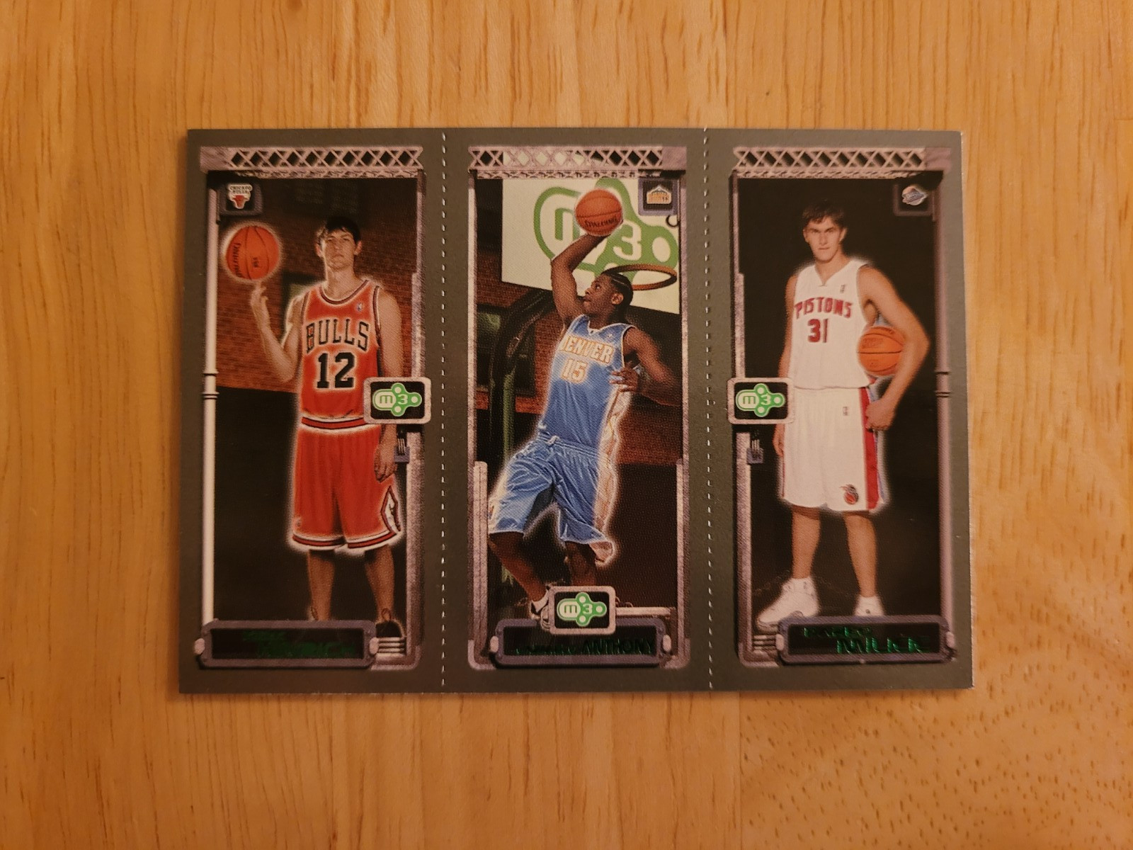 2003-04 Topps Rookie Matrix #113 Carmelo Anthony #112 Milicic #117 Hinrich