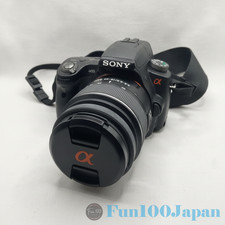 Sony A55  55 Camera DSLR 16.2MP w/ 18-55mm Lens Adjustable LCD Black
