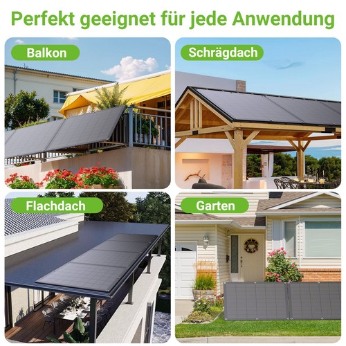 LIONSHEE Balkonkraftwerk 800W Photovoltaik Komplettset | Wechselrichter 800W APP - Bild 8 von 24