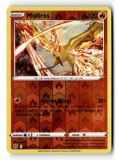 Pokemon Card Moltres Reverse Holo LP SWSH09: Brilliant Stars 021/172
