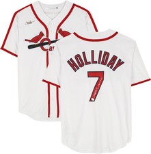 Matt Holliday St. Louis Cardinals Signed Nike Replica Jersey w/11 WS Champs Insc