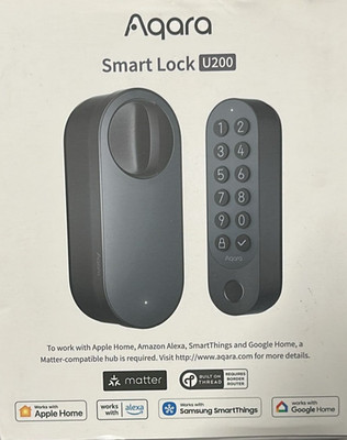 Aqara Smart Lock U200 mit Fingerabdruck Smartes Türschlosss Matter Over Thread