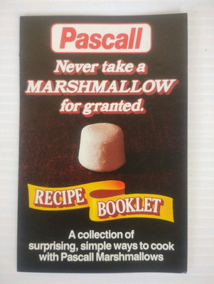 Vintage Pascall Marshmallow Recipe Booklet Kellogg Australia