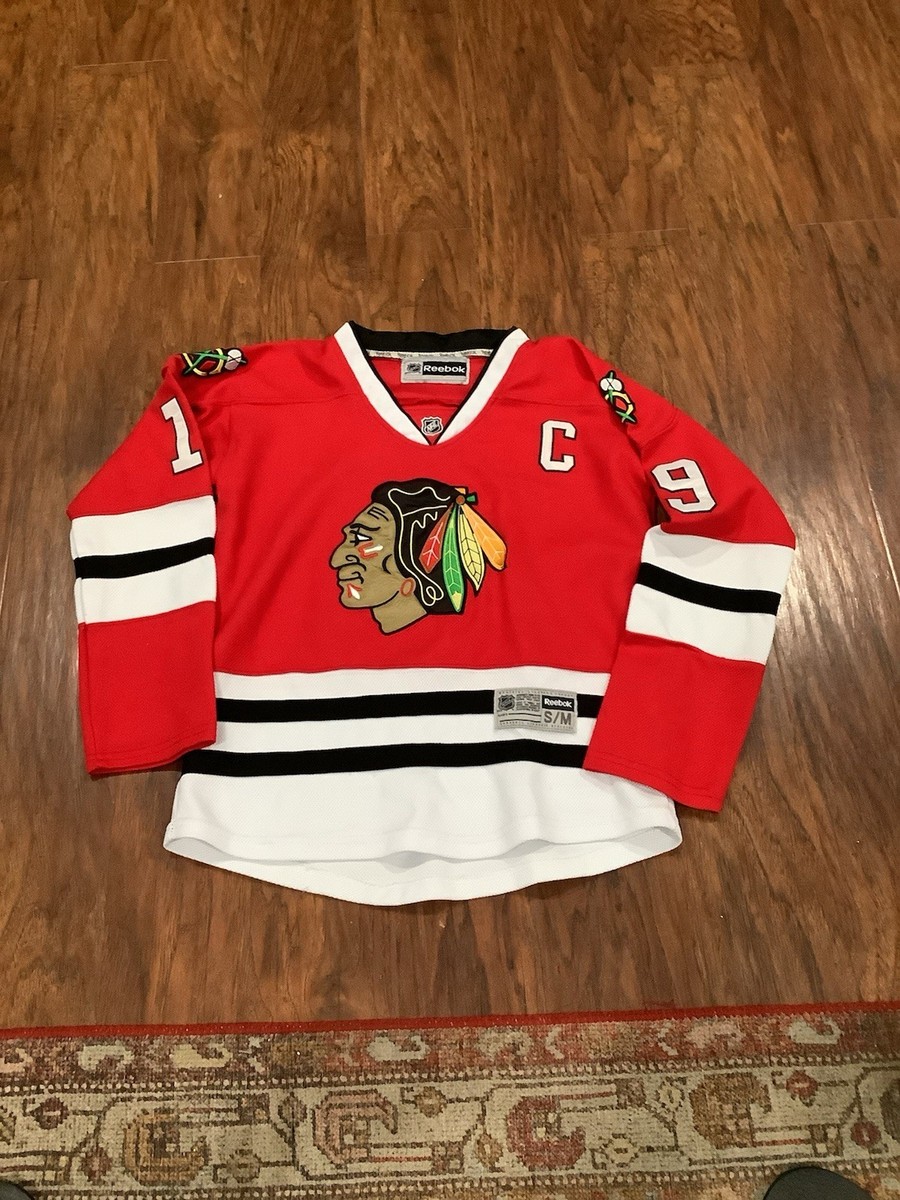 Reebok Chicago Blackhawks Jersey NHL Hockey Youth Size S/M