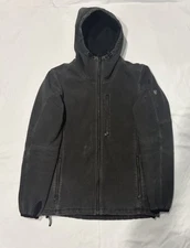 Kuhl Relik Jacket Men’s S Hood Vintage Patina Dye Fleece Lined Double Full Zip