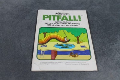 Pitfall!  Atari 2600 Video Game - Anleitung