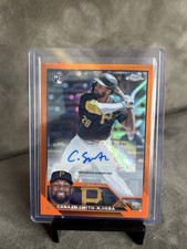 CANAAN SMITH-NJIGBA 2023 Topps Chrome Update True Orange /25 Refractor Auto
