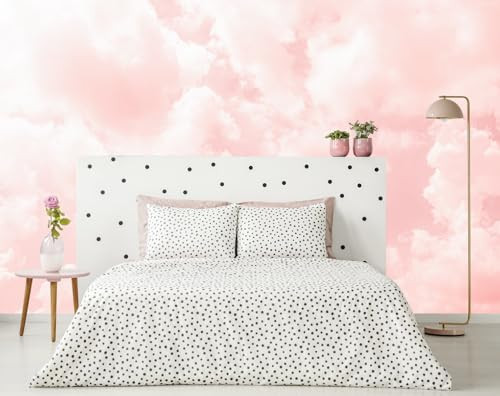 Pink Cloud Wallpaper Wall Mural for Bedroom Living Room (Not Peel n’ Stick - Picture 4 of 7