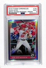 2018 Panini Chronicles Optic Holo Prizm #181 - Juan Soto (RC) PSA 9