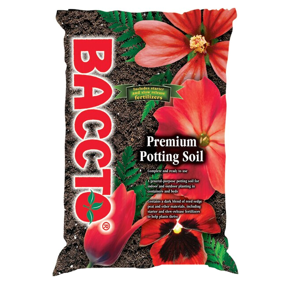 Michigan Peat Baccto All Purpose Potting Soil with Perlite, 25lbs (10 Pack)