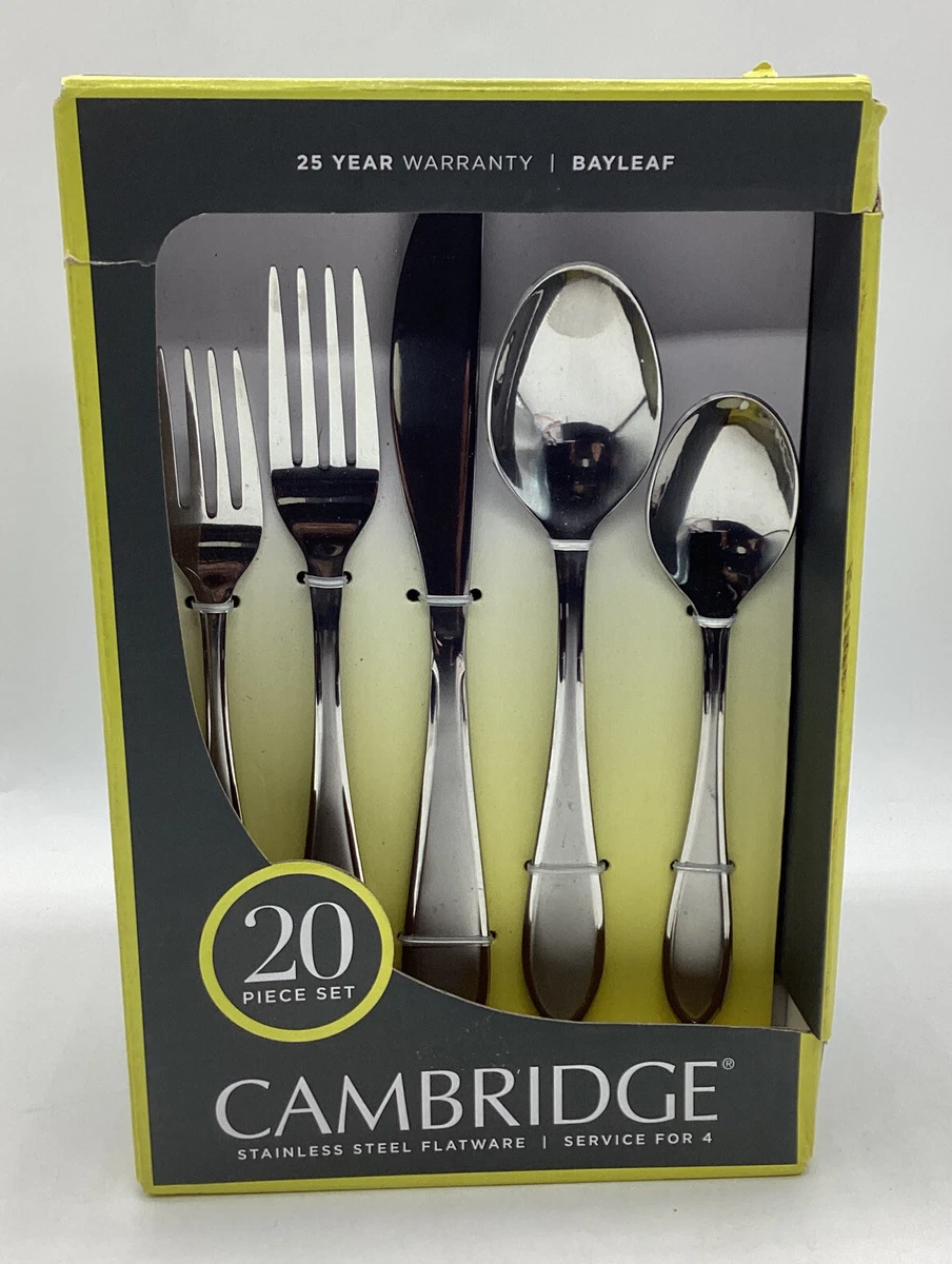 Cambridge Plateros Mena Arena 40 Piezas Con Bufe Cromado