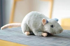 Gray Mouse Rat 6 Inch Stuffed Animal Plush Toys Toddler Doll Kids Gifts