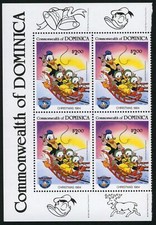 REL Dominica Nr. 842 Block 4 1984 MNH