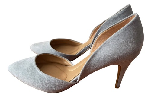 Zapatos de tacón alto APT9 azul caspio imitación gamuza espuma viscoelástica para mujer talla 10 M - Imagen 2 de 9