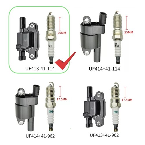Ignition Coils &Spark Plugs &Wire For 14-20 GMC Sierra 1500 Chevy Silverado 1500 - Picture 6 of 13