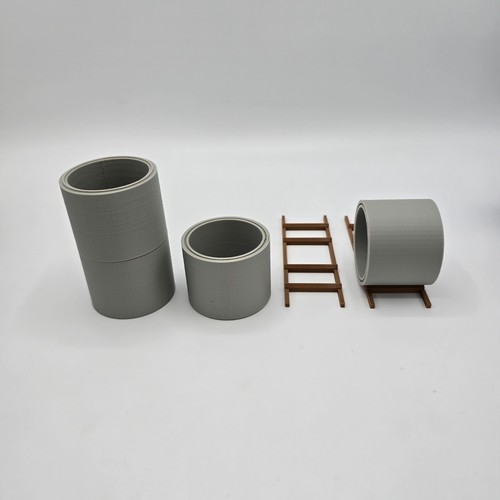 1/50 Scale XL Precast Drainage Rings Truck Load/Diorama "Various Colours" - Picture 3 of 7