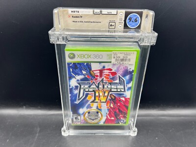 Raiden IV GameStop Exclusive Xbox 360 WATA 9.6 A+ FACTORY SEALED MINT VGA