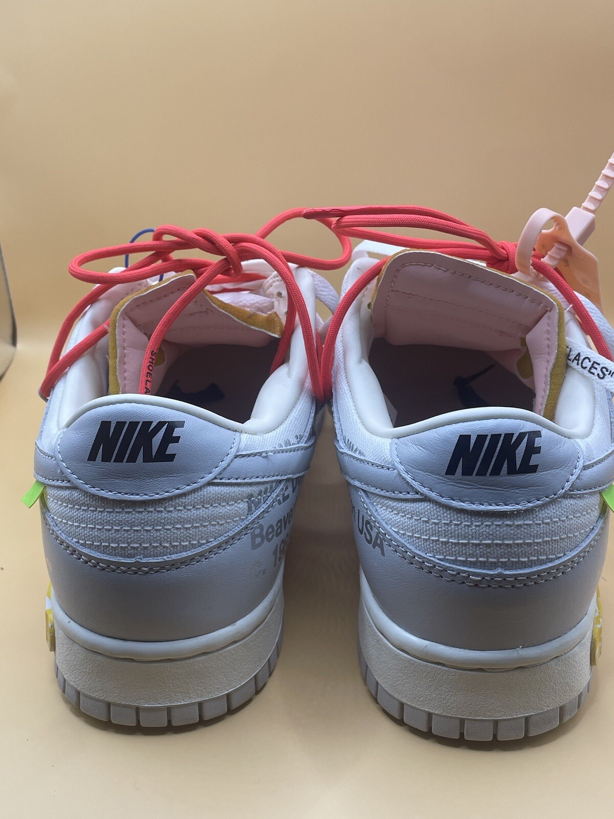 OFF WHITE X NIKE Taglia 12 Nike Off White x Dunk Low lotto 06 di 50