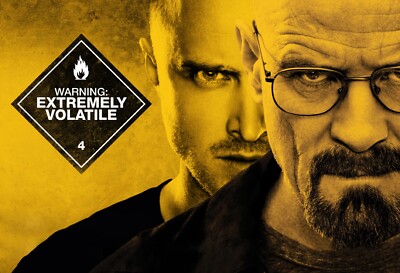 Breaking Bad Walter White Jesse Pinkman Poster Druck Kunst A5, A4, A3, A2, A1, A0 