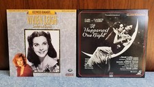 LOT 2 Laserdisc HOLLYWOOD REMEMBERS..VIVIEN LEIGH~HAPPENED ONE NIGHT Clark Gable