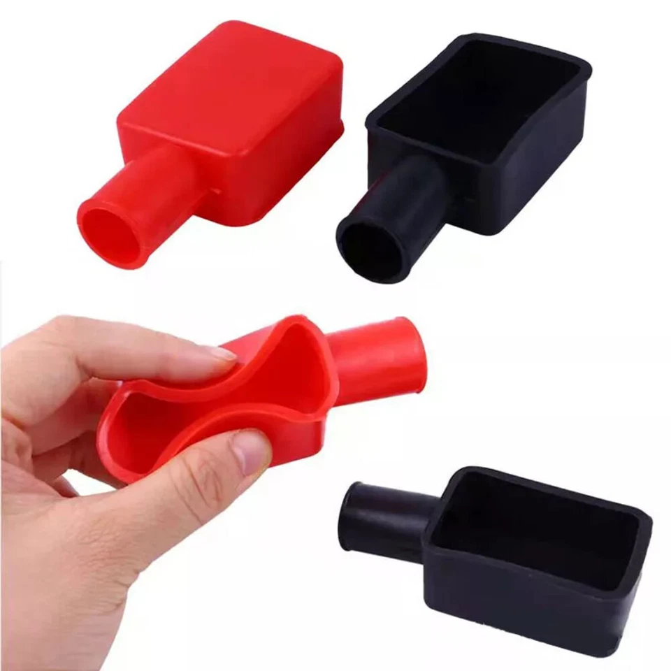 2X High Quality Pair Battery Terminal Covers Classic Car - Positive & Negative, - Image 4 of 4