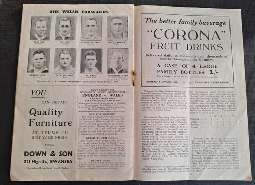 1934 Wales v Ireland - 10 Mar 1934 at St Helen's Ground, Swansea - Picture 6 of 9