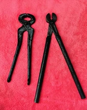 Riveting Plier Set for wedge and round riveting rings. Medieval Riveting Plier