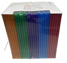 NEW Memorex 7MM Slim 5-Color DVD Cases - 25 p...