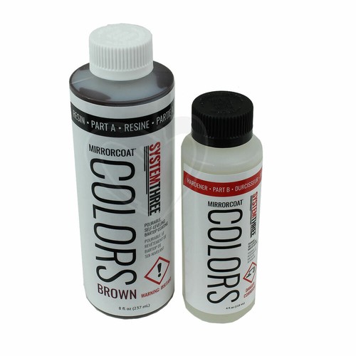 System 3 #1512K38 12oz Brown Mirrorcoat Kit 0512K38