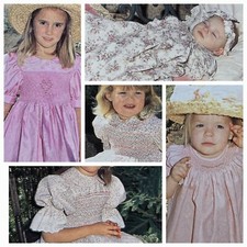 Bridesmaid Flower Girl Dress Baby Roediger Heirloom Smocking Pattern Book