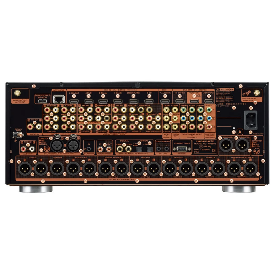 Preamplificador Marantz AV8805A 13.2Ch 8K UHD con HEOS incorporado y control por voz Foto 4 de 4