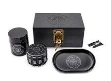 MYSTE ZODIAC Premium Stash Box with accessories, 63mm  Herb Grinder, Smell-Proof