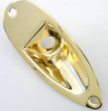 True Custom Shop® Deluxe Gold Jack Plate for Fender Strat Fits USA & Import NEW