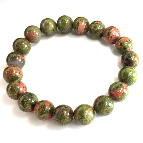 12mm Handmade Round Beaded Stretch Balance Bracelet 6.5-9" Healing Gemstone Gift - Picture 48 of 96