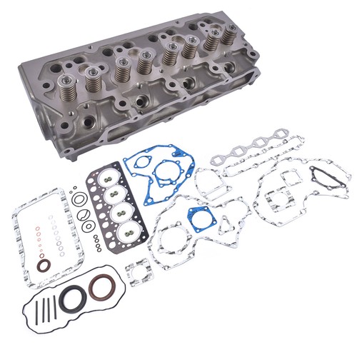 Complete Cylinder Head Assy&Full Gasket Kit for Mitsubishi MM35T S4L S4L2 Engine - Picture 2 of 16