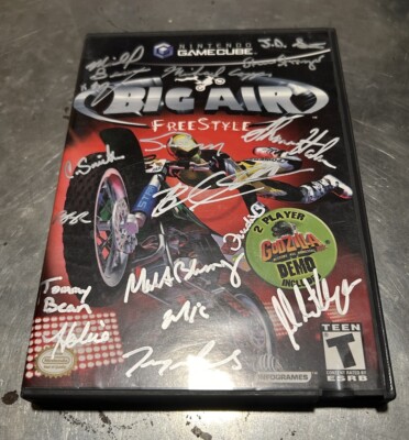 Big Air Freestyle Dev Team SIGNED (Nintendo GameCube, 2002) CIB