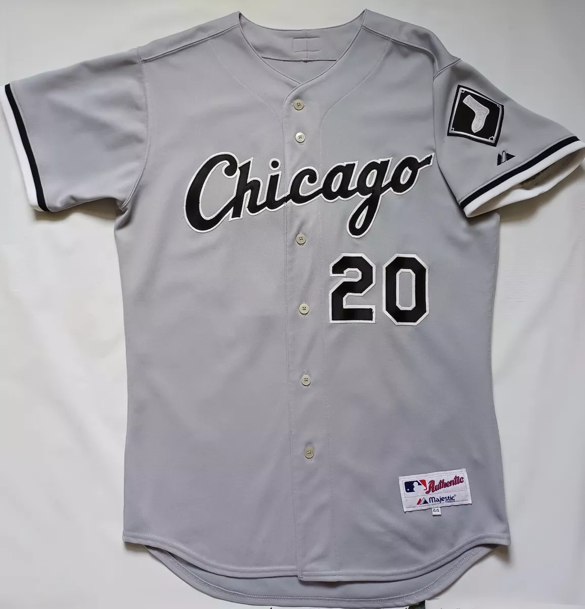 Authentic white sales sox jersey