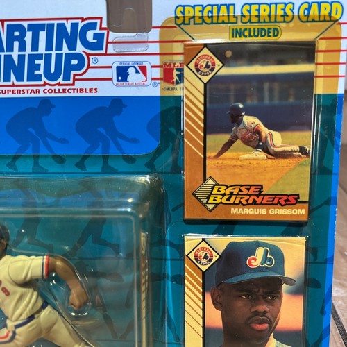 1993 SLU Starting Lineup MLB - Marquis Grissom Montreal Expos - Figure & Card - Picture 4 of 5