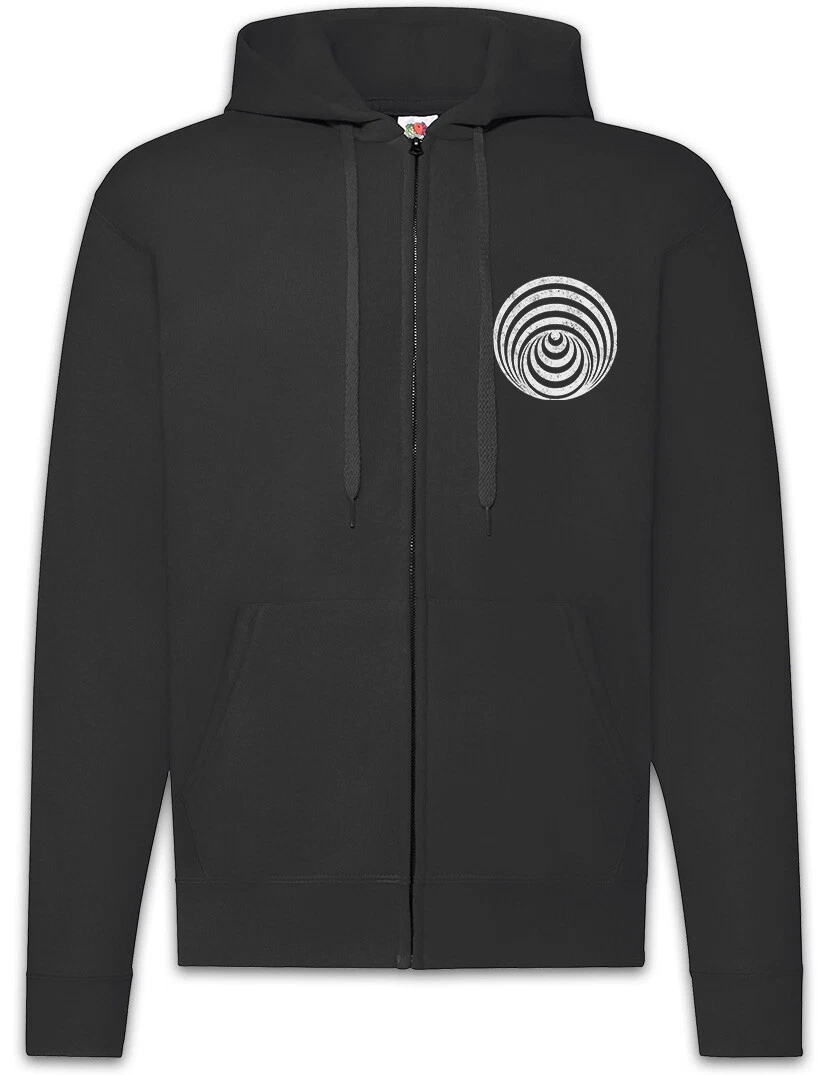 Hypno Circle I Zipper Hoodie Spiral Labyrinth Mystic Hypnotic Esoterik Circle
